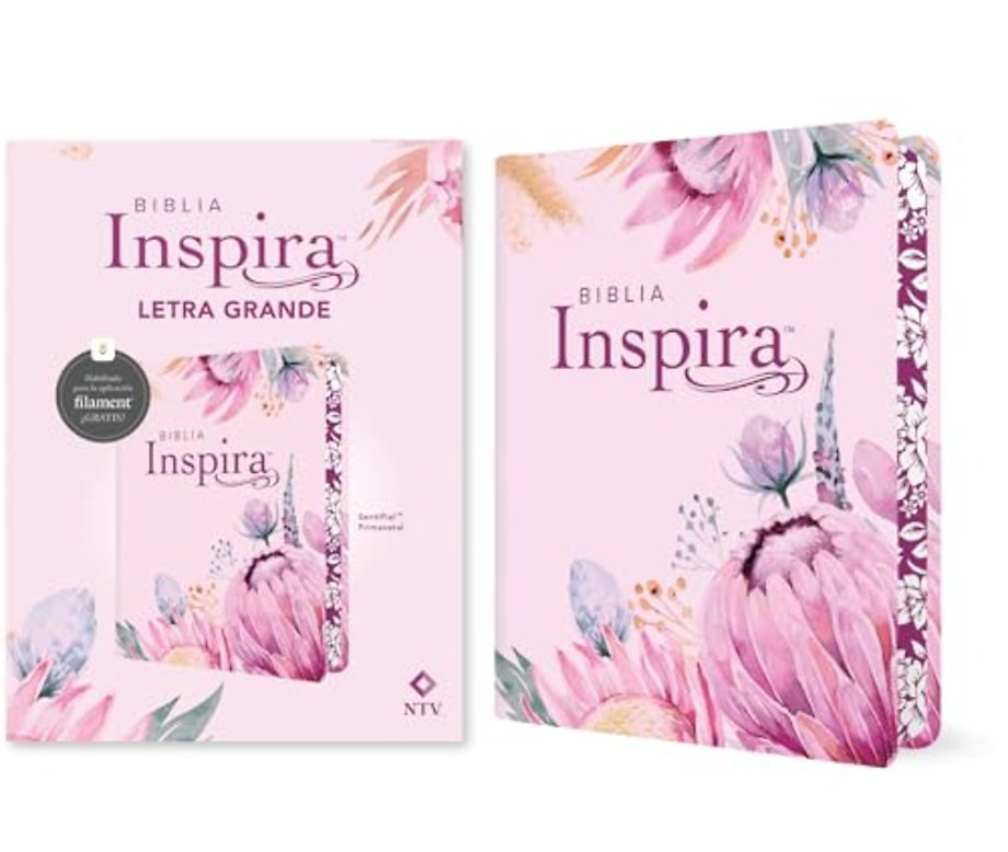 Biblia Inspira NTV, Letra Grande Con Filament