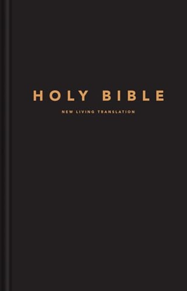 NLT Large Print Pew Bible, Black