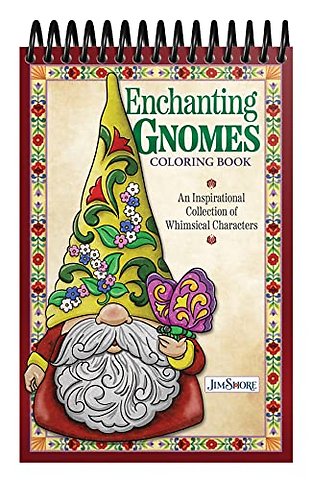 Jim Shore Enchanting Gnomes Coloring Book