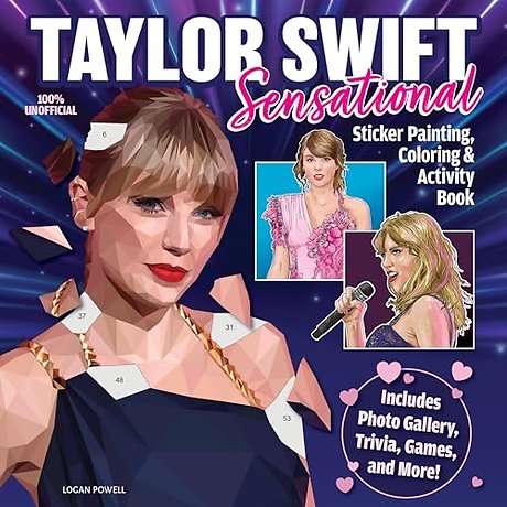 Taylor Swift Sensational Sticker Painting, Coloring & Activity Book