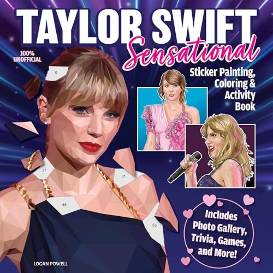 Taylor Swift Sensational Sticker Painting, Coloring & Activity Book