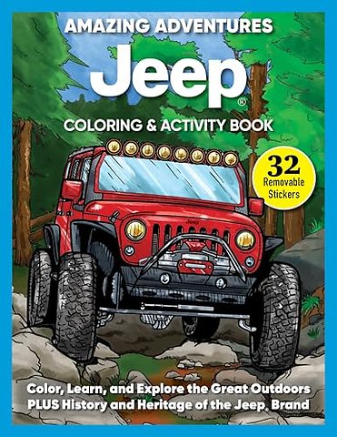 Amazing Adventures Jeep® Coloring & Activity Book