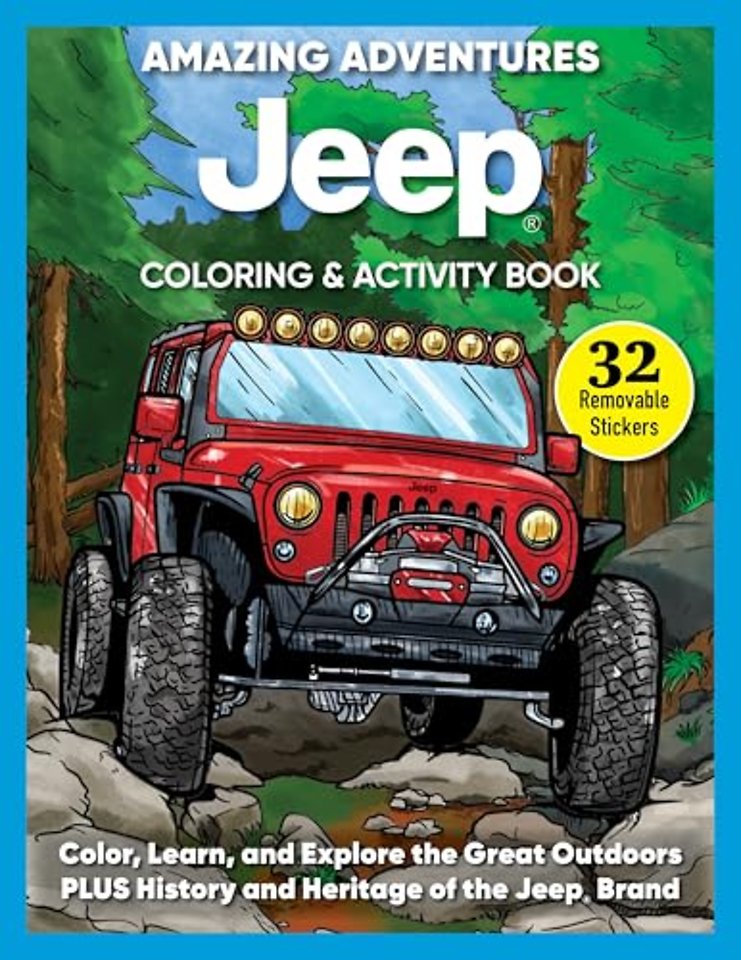 Amazing Adventures Jeep® Coloring & Activity Book
