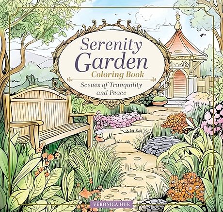 Serenity Garden Coloring Book