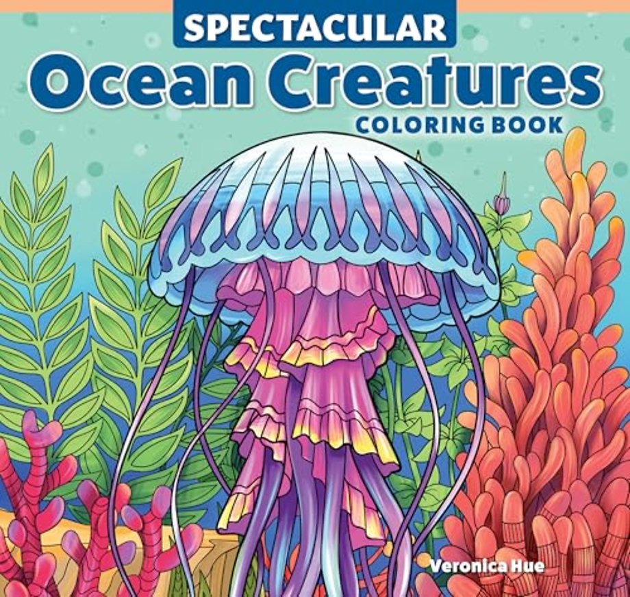 Spectacular Ocean Creatures Coloring Book