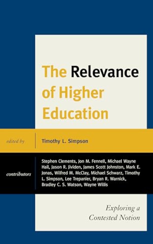 The Relevance of Higher Education