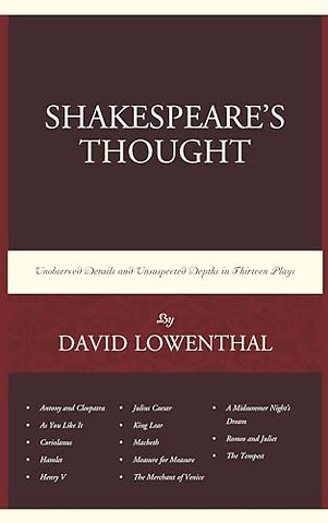 Shakespeare’s Thought