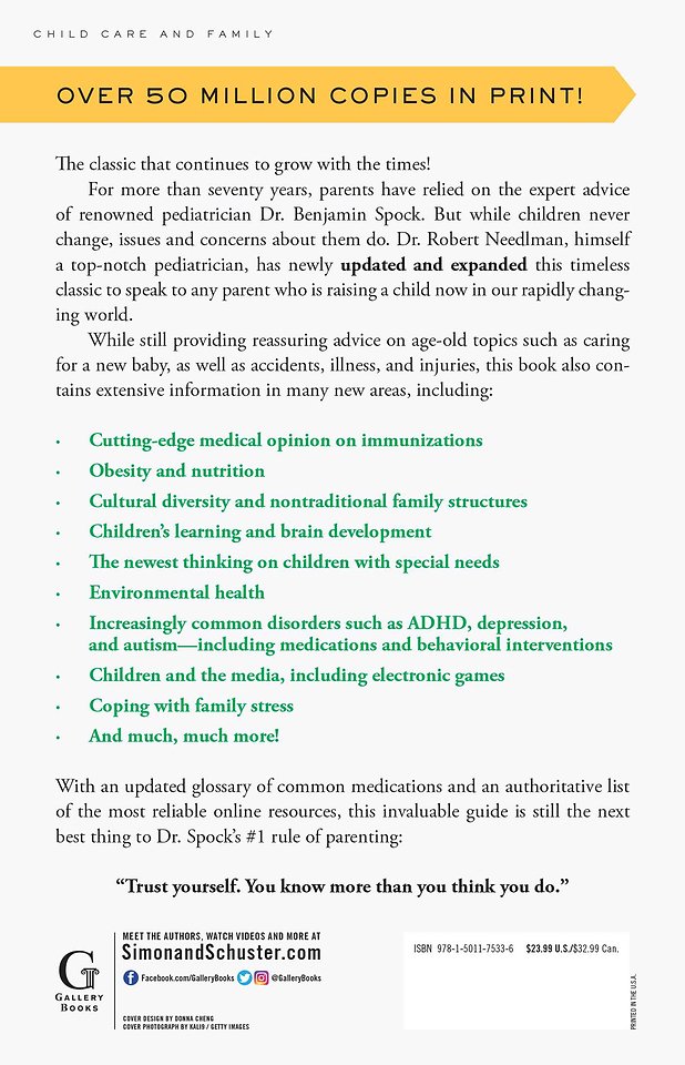 Dr. Spock's Baby and Child Care, 10th edition