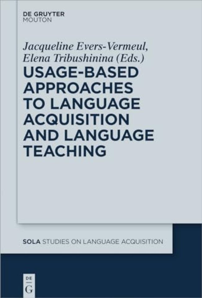 Usage-Based Approaches to Language Acquisition and Language Teaching