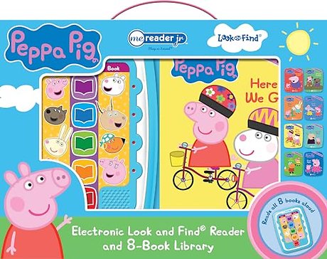 Peppa Pig: Me Reader Jr 8 Board Books and Electronic Reader Sound Book Set