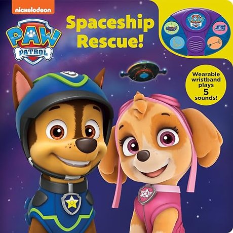 Nickelodeon PAW Patrol: Spaceship Rescue! Book and Wristband Sound Book