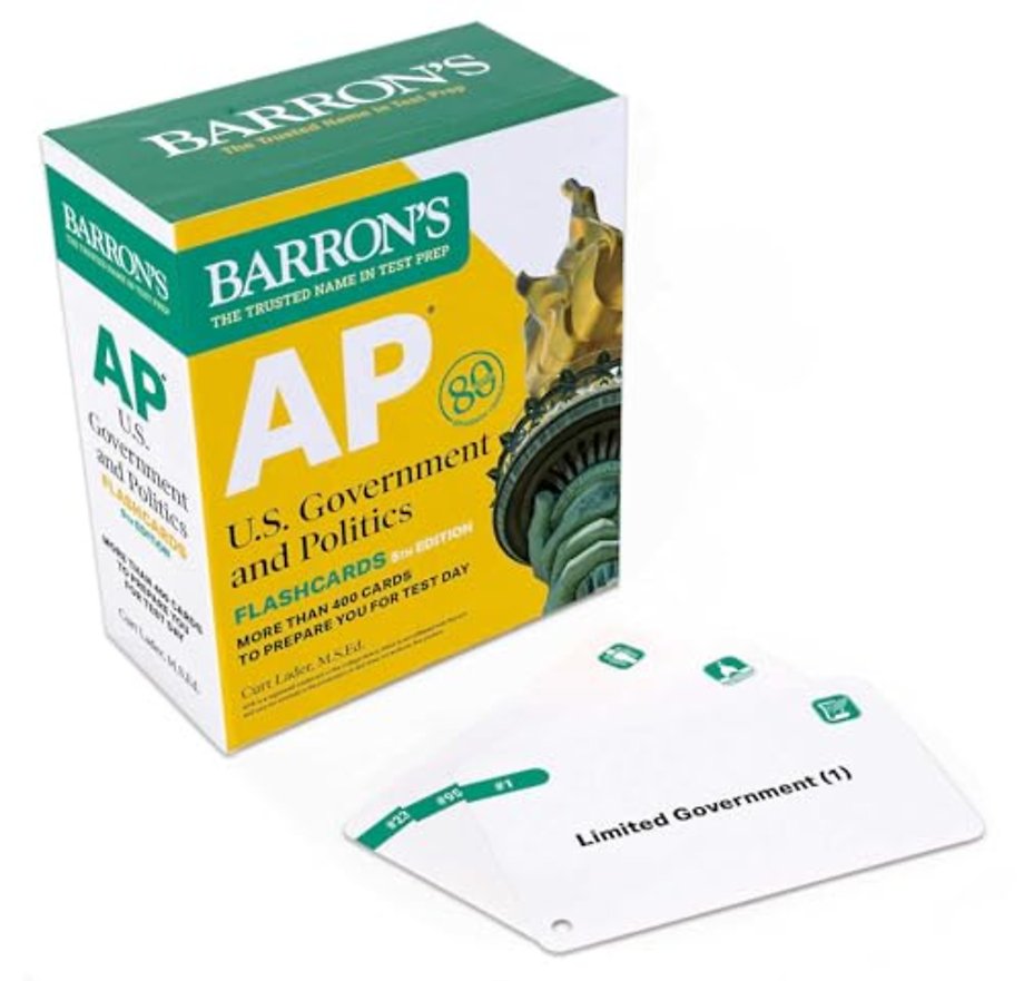 AP U.S. Government and Politics Flashcards, Fifth Edition: Up-to-Date Review
