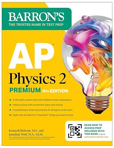AP Physics 2 Premium, Fourth Edition: Prep Book with 4 Practice Tests + Comprehensive Review + Online Practice (2026)
