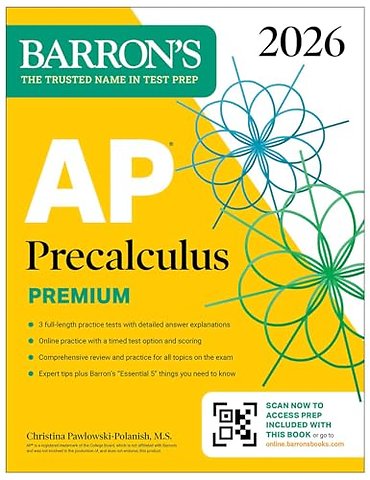 AP Precalculus Premium, 2026: Prep Book with 3 Practice Tests + Comprehensive Review + Online Practice