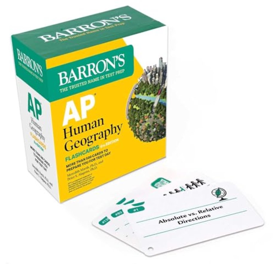 AP Human Geography Flashcards, Sixth Edition: Up-to-Date Review (2026)