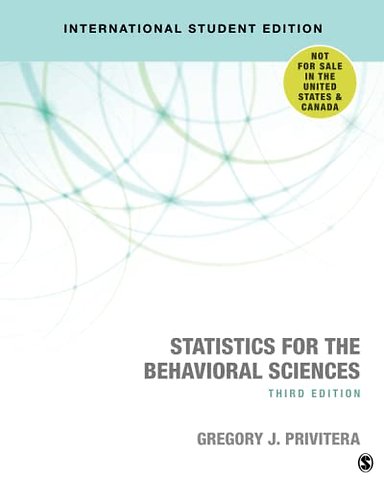 Statistics for the Behavioral Sciences