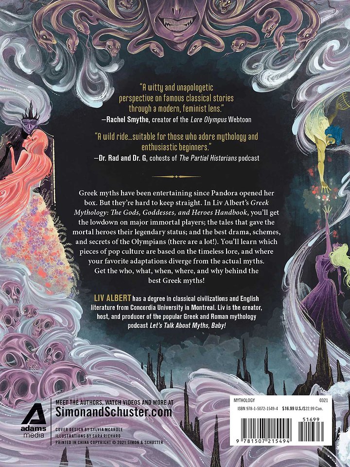 Greek Mythology: The Gods, Goddesses, and Heroes Handbook