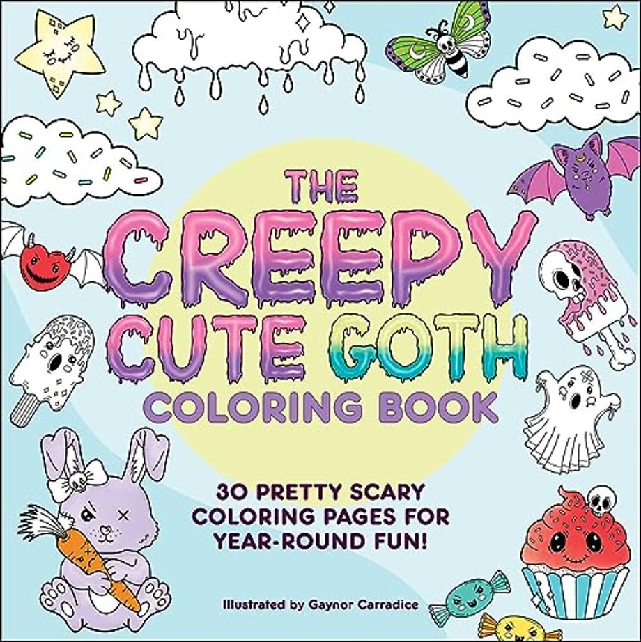 The Creepy Cute Goth Coloring Book
