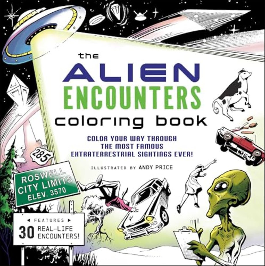 The Alien Encounters Coloring Book