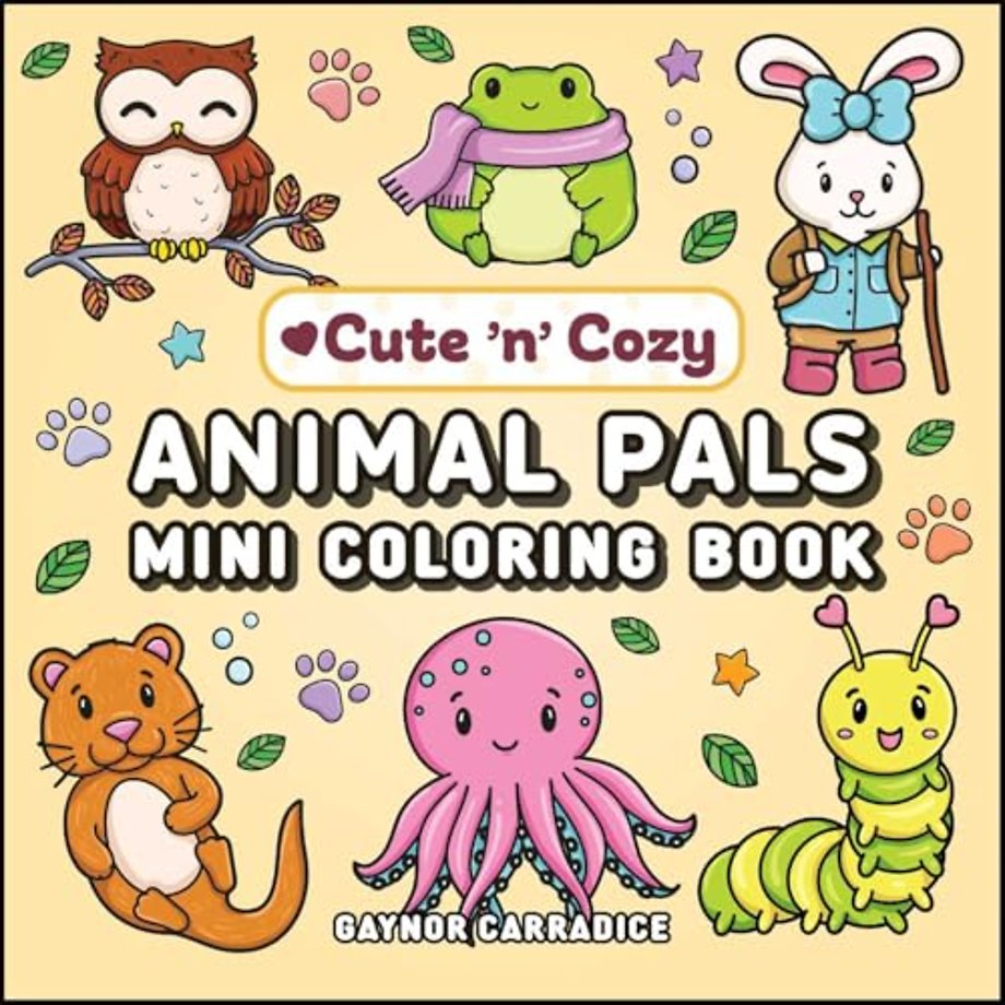 Animal Pals Mini Coloring Book