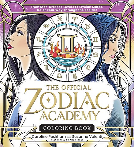 The Official Zodiac Academy Coloring Book