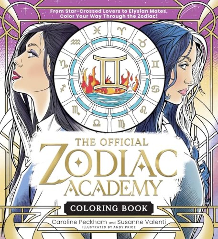 The Official Zodiac Academy Coloring Book