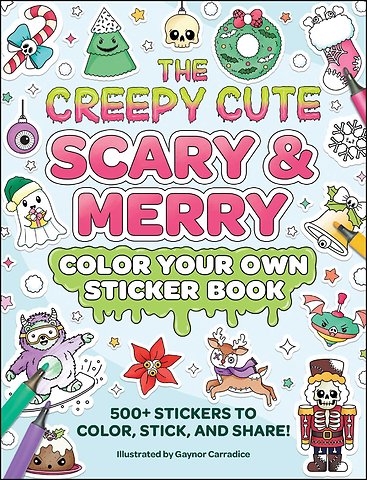 The Creepy Cute Scary en Merry Color Your Own Sticker Book