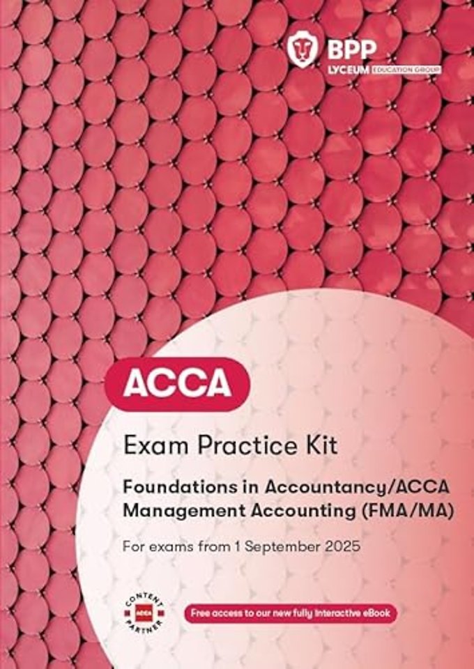 FIA Foundations in Management Accounting FMA