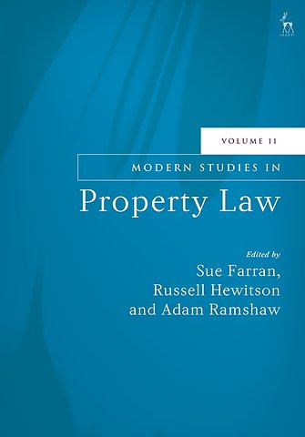 Modern Studies in Property Law