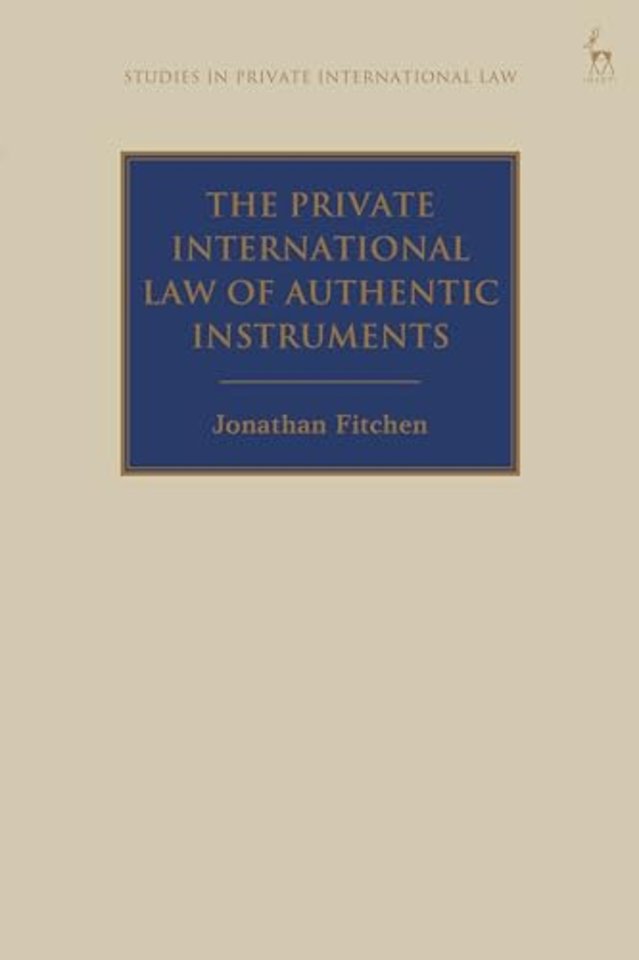 The Private International Law of Authentic Instruments