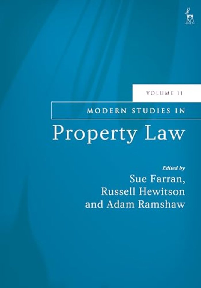 Modern Studies in Property Law, Volume 11