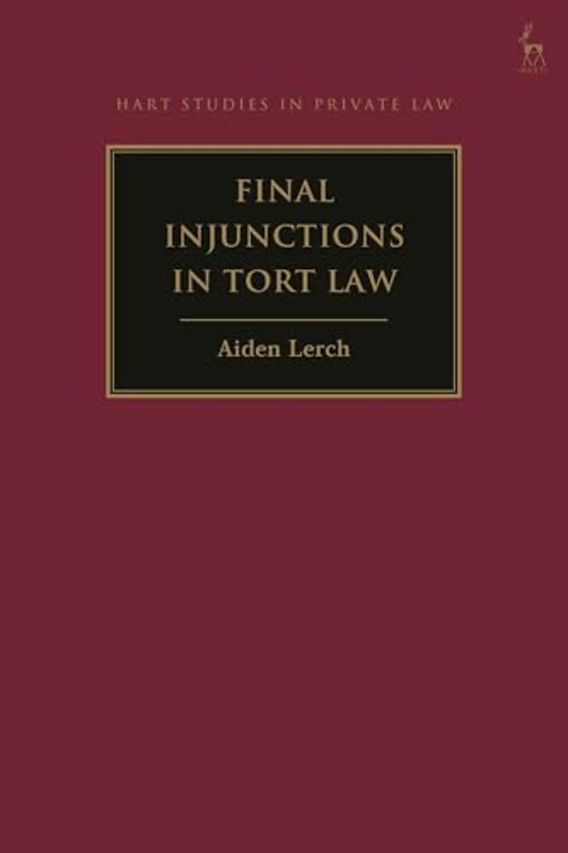 Final Injunctions in Tort Law