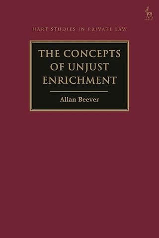 The Concepts of Unjust Enrichment