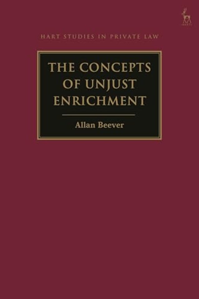 The Concepts of Unjust Enrichment