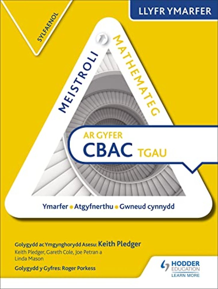 Meistroli Mathemateg CBAC TGAU Llyr Ymarfer: Sylfaenol (Mastering Mathematics for WJEC GCSE Practice Book: Foundation Welsh-language edition)