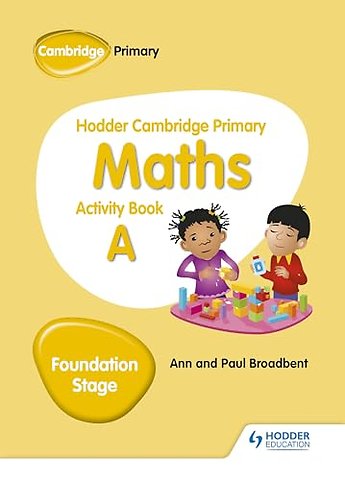 Hodder Cambridge Primary Maths Activity Book A Foundation Stage