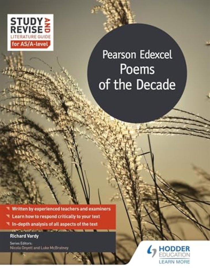 Study and Revise Literature Guide for AS/A-level: Pearson Edexcel Poems of the Decade