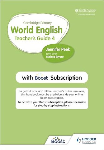 Cambridge Primary World English Teacher's Guide Stage 4 with Boost Subscription