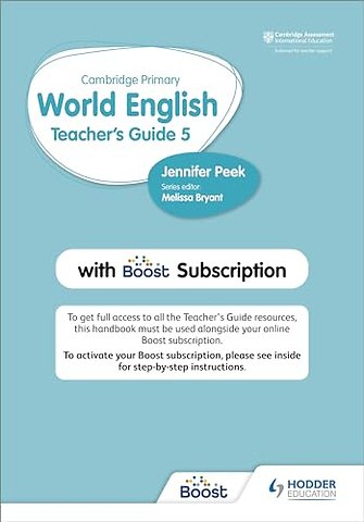 Cambridge Primary World English Teacher's Guide Stage 5 with Boost Subscription