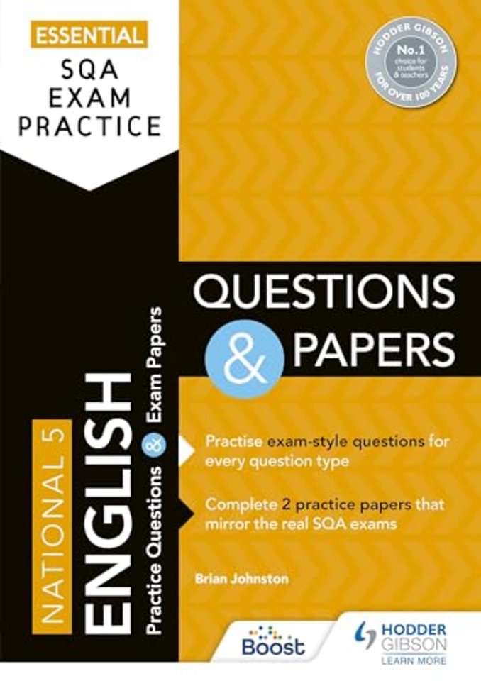 Essential SQA Exam Practice: National 5 English Questions and Papers