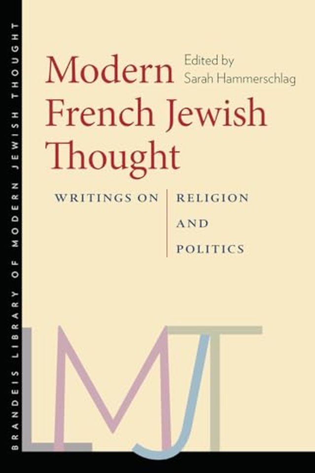 Modern French Jewish Thought – Writings on Religion and Politics