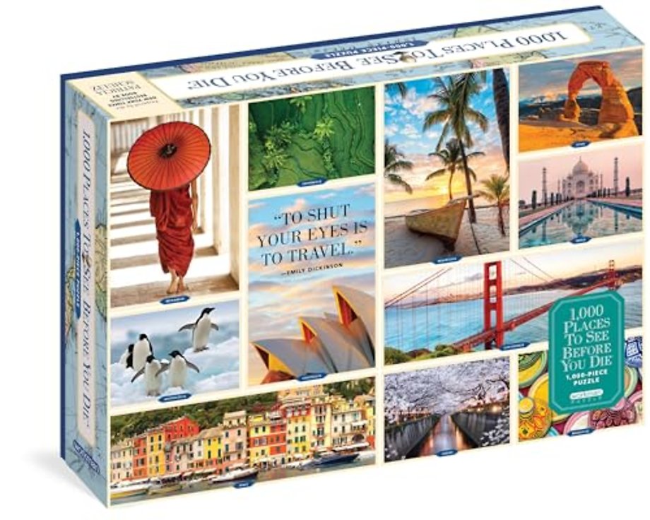 1,000 Places to See Before You Die 1,000-Piece Puzzle