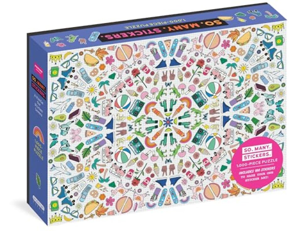 So. Many. Stickers. 1,000-Piece Puzzle