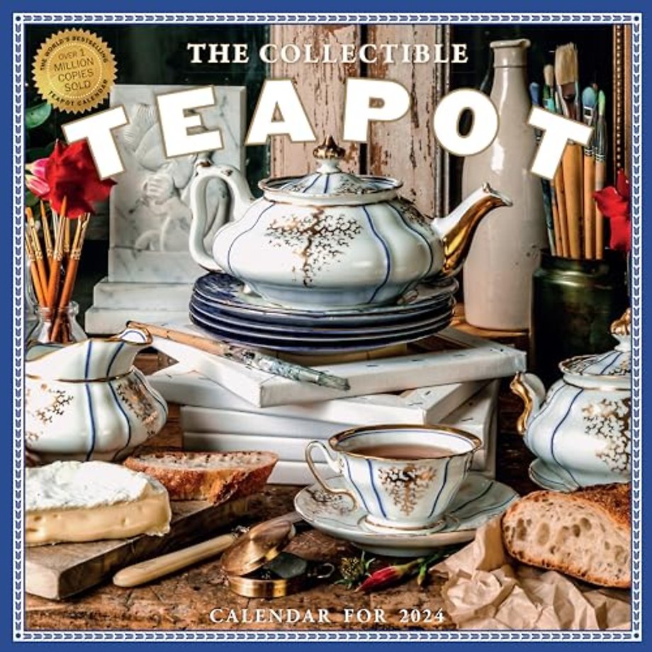 Collectible Teapot Wall Calendar 2024