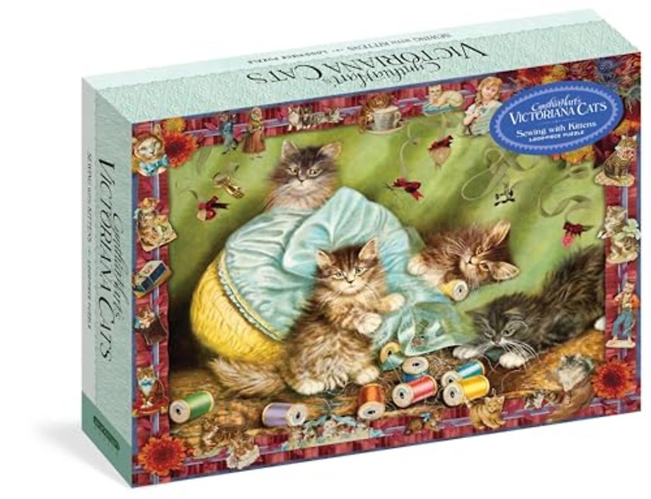Cynthia Hart's Victoriana Cats: Sewing with Kittens 1,000-Piece Puzzle