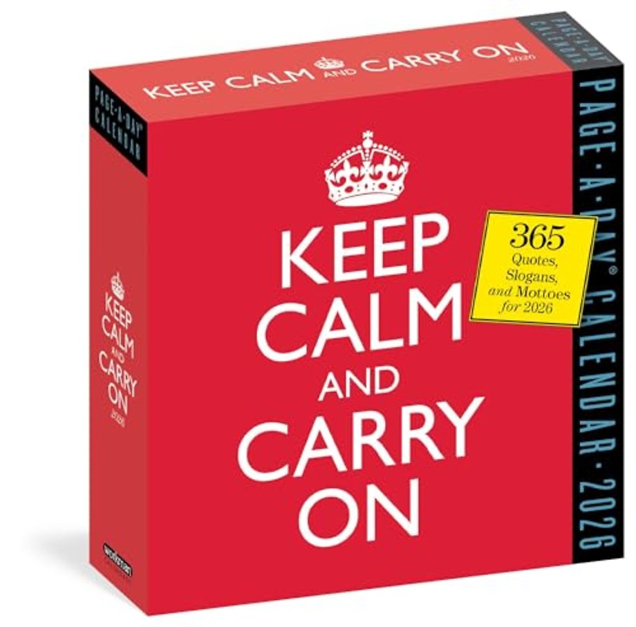 Keep Calm and Carry On Page-A-Day® Calendar 2026