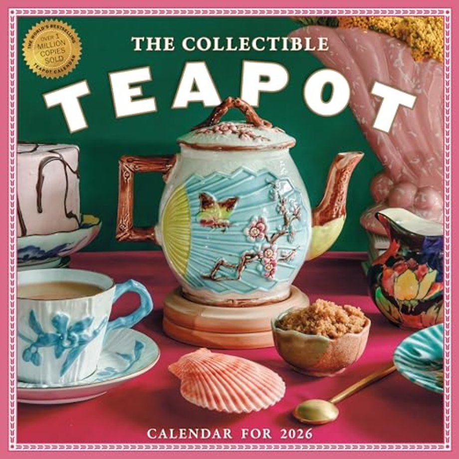 The Collectible Teapot Wall Calendar 2026