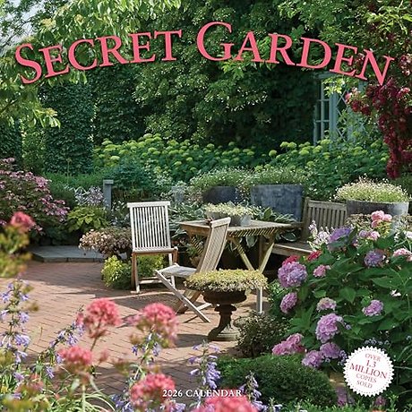Secret Garden Wall Calendar 2026