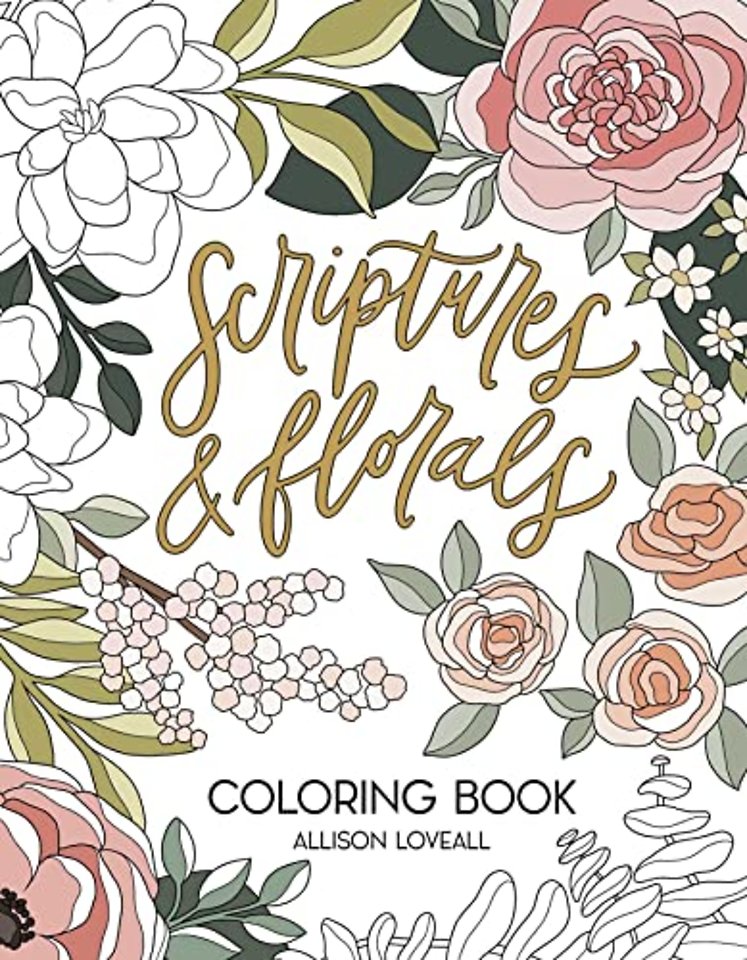 Scriptures and Florals Coloring Book