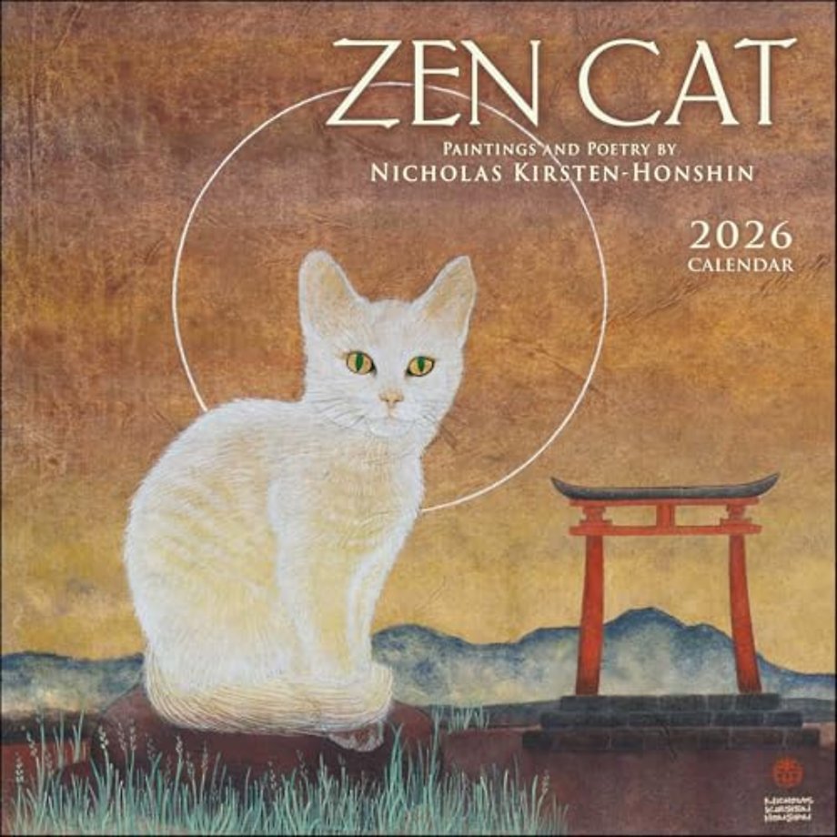 Zen Cat 2026 Wall Calendar